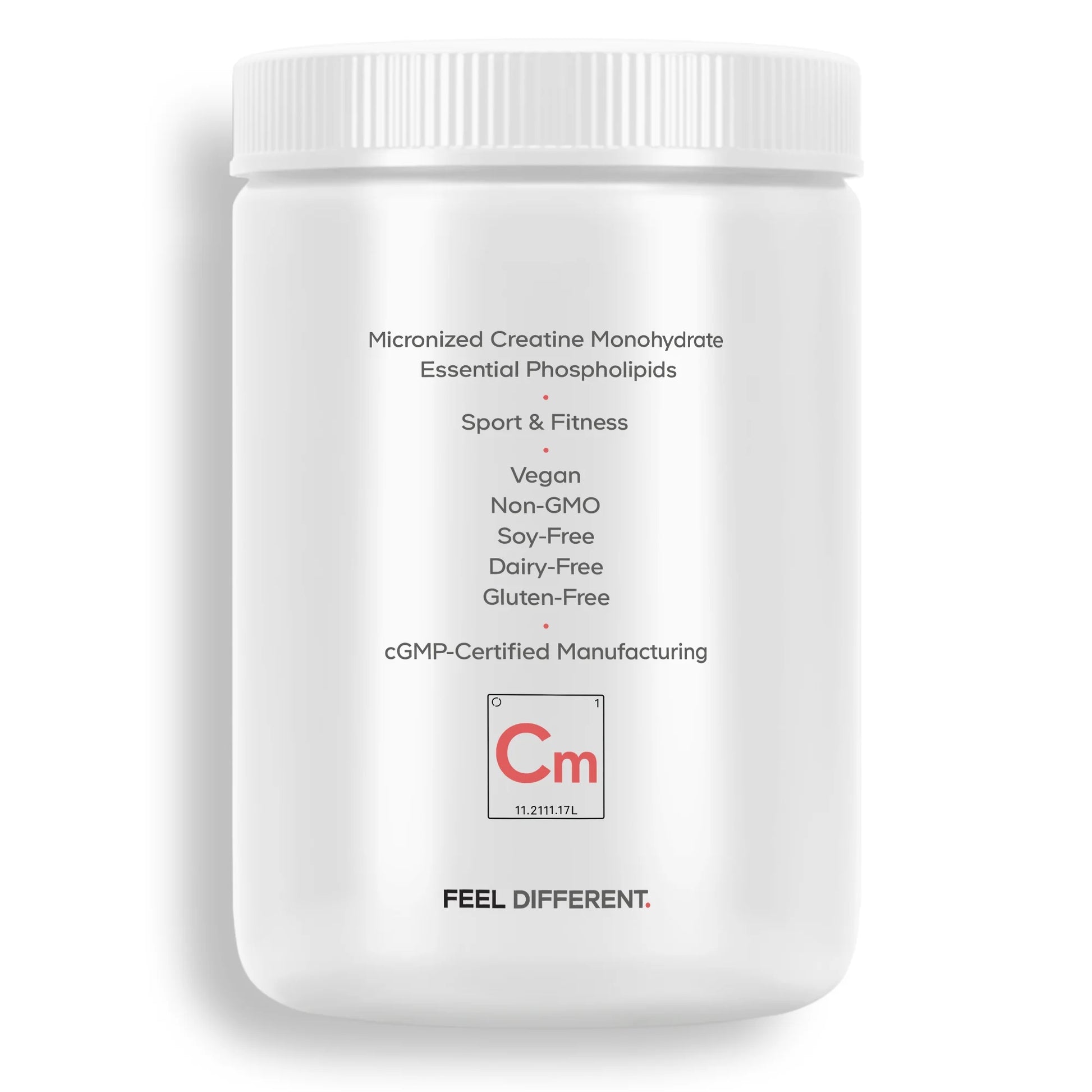 Liposomal Creatine Monohydrate Powder Supplement, Unflavored, 3-Month Supply, 90 Servings